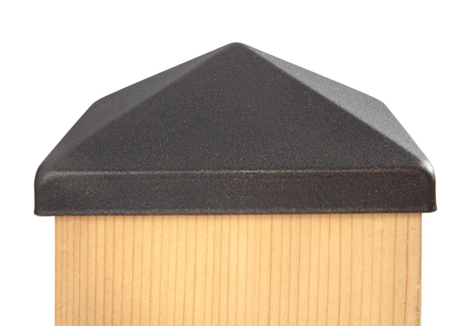 Apex 6x6 Pyramid Post Cap - Matte Bronze (5 1/2" x 5 1/2") for Deck and Fence Po gallery