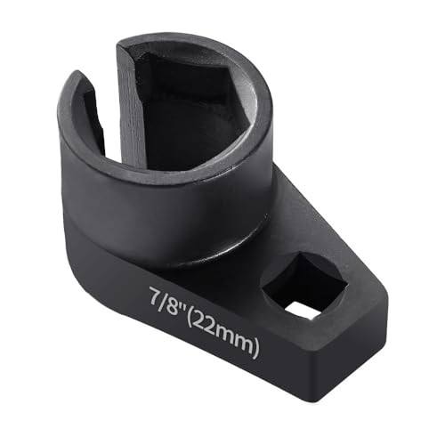 Offset O2 Sensor Socket, 7/8-Inch (22mm) with 3/8-Inch Drive, 3/8-7/8 1pcs gallery