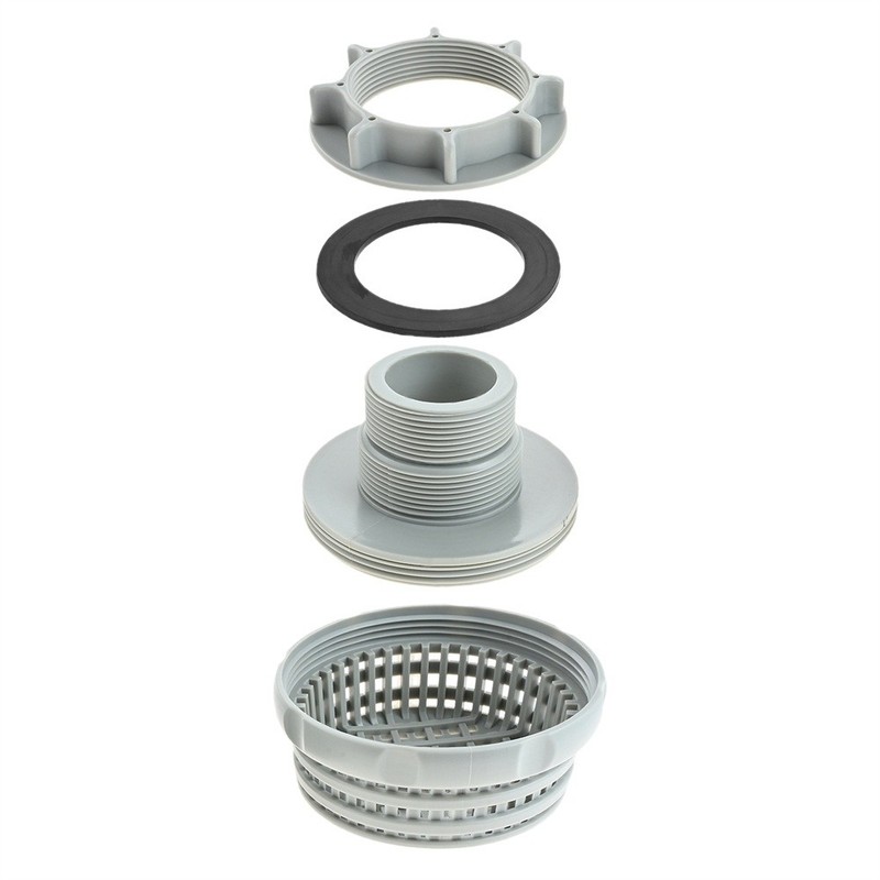 Swimming Pool Filter Component Pool Threaded Strainer Connector Nut Washer Kit gallery
