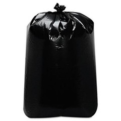 Trinity Packaging 100482 Low-Density Can Liners 60gal Black 100/carton