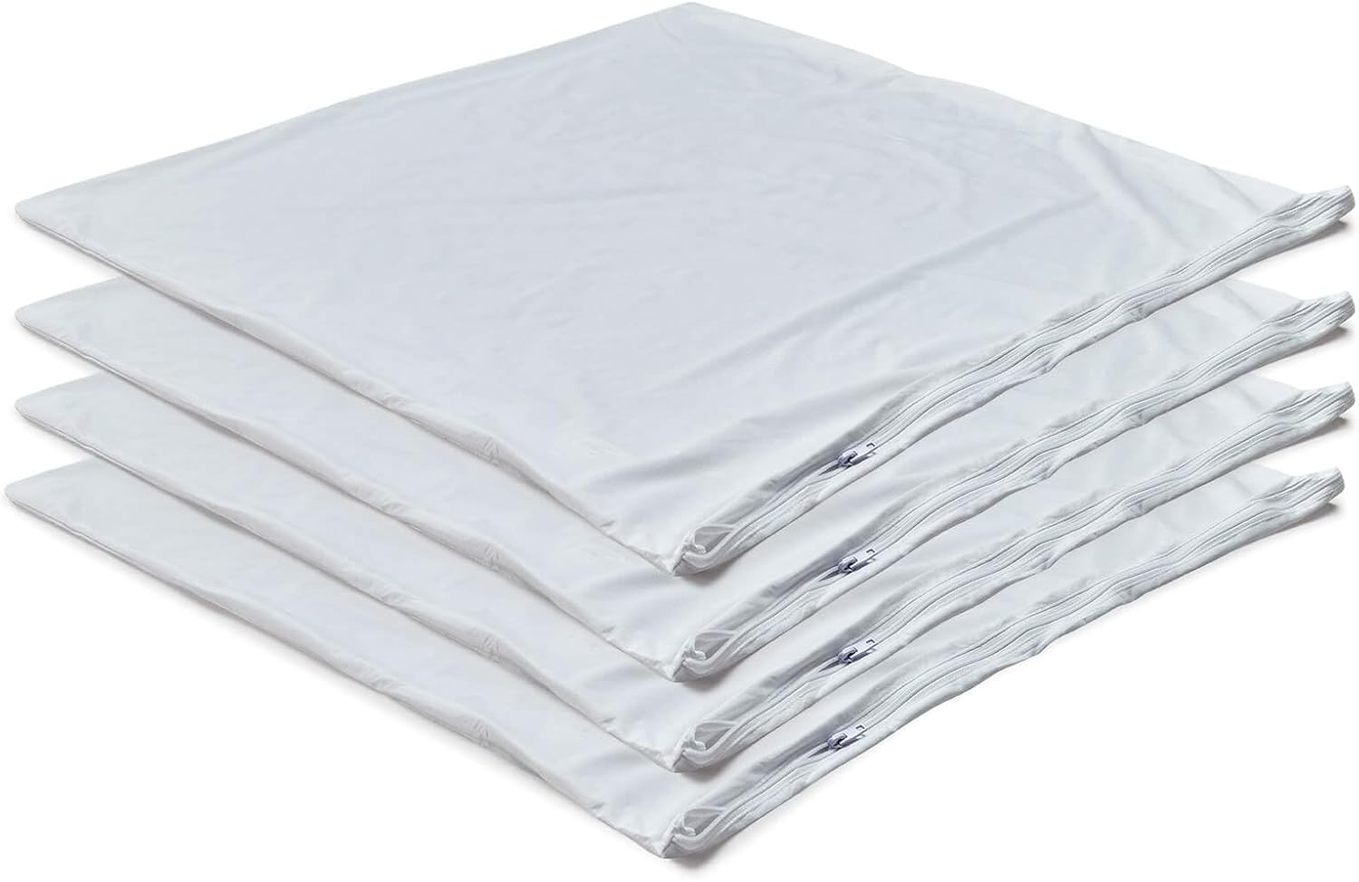 Kingnex 4 Pack Waterproof down Feather Proof Pillow Protectors with Zipper gallery