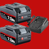 2X New 18V Battery For Bosch 18 VOLT 7.0AH Li-ion BAT609 BAT610G BAT618 24618-01 gallery