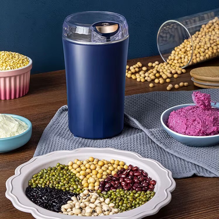 Spice Grinder One-touch Push-Button Stainless Steel Grind gallery