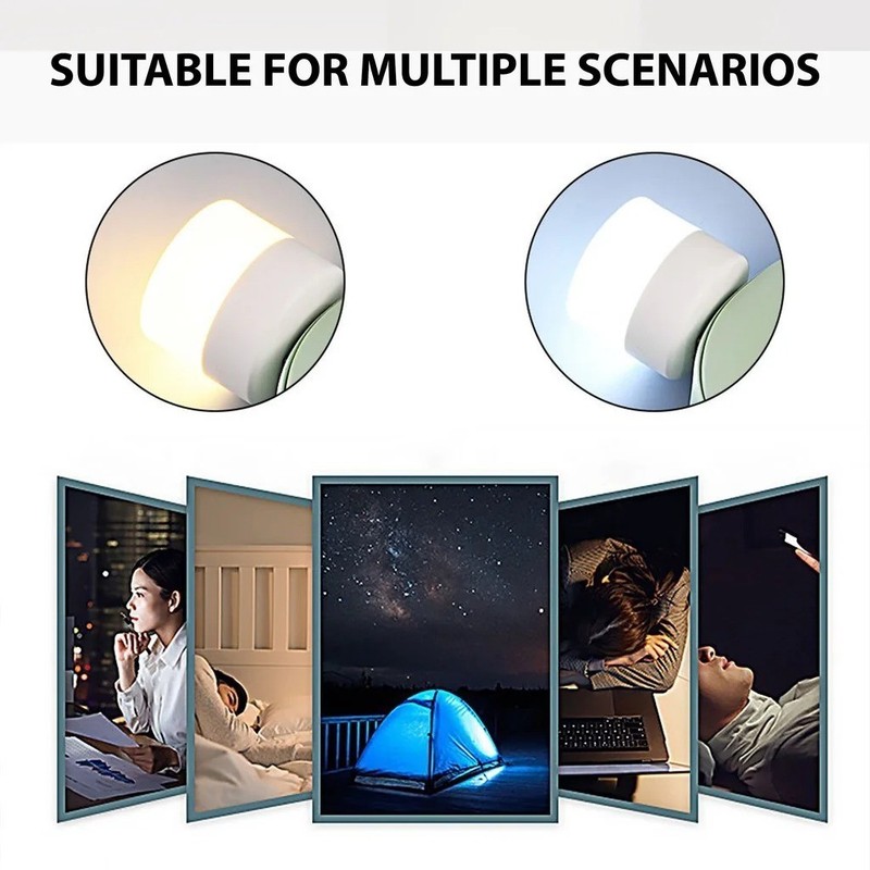 Mini USB LED Night Light Warm White Eye Protection Lamp for Laptop Power gallery