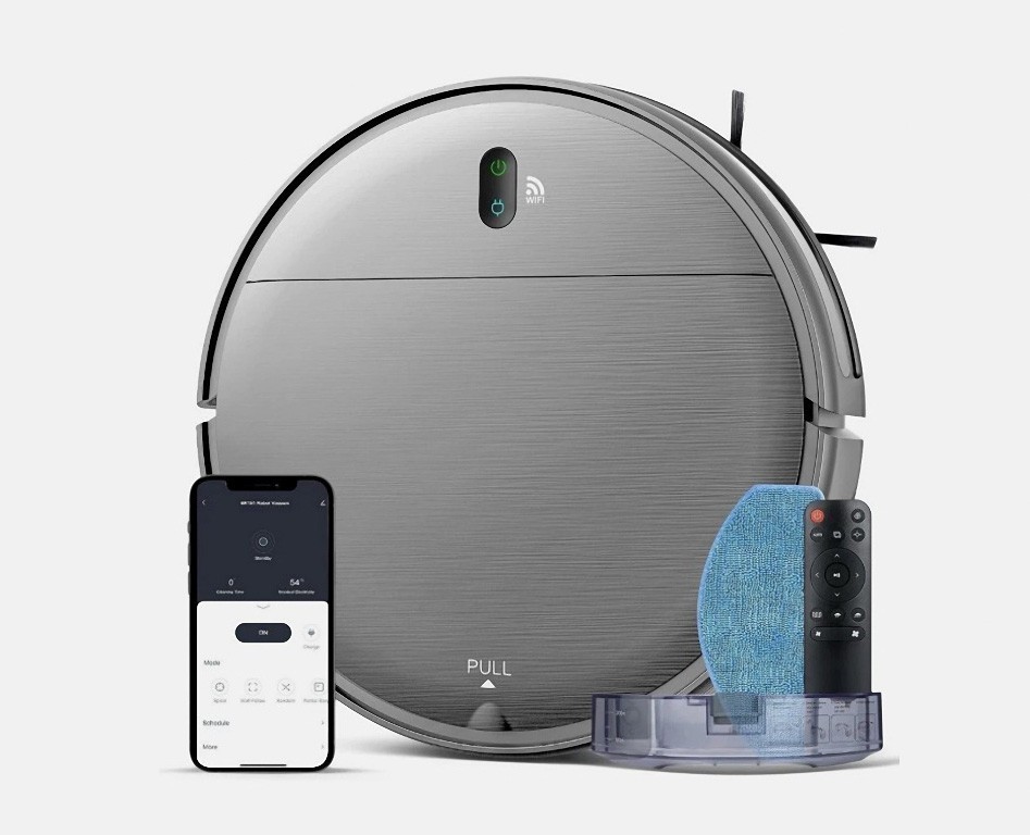 MAMNV Robot Vacuum & Wet Mop WiFi/App, Vacuum Cleaner BR151 gallery