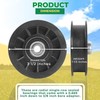 TonGass (2-Pack) Exact Replacement 3 1/2” Flat Idler Pulley 3 1/2" gallery