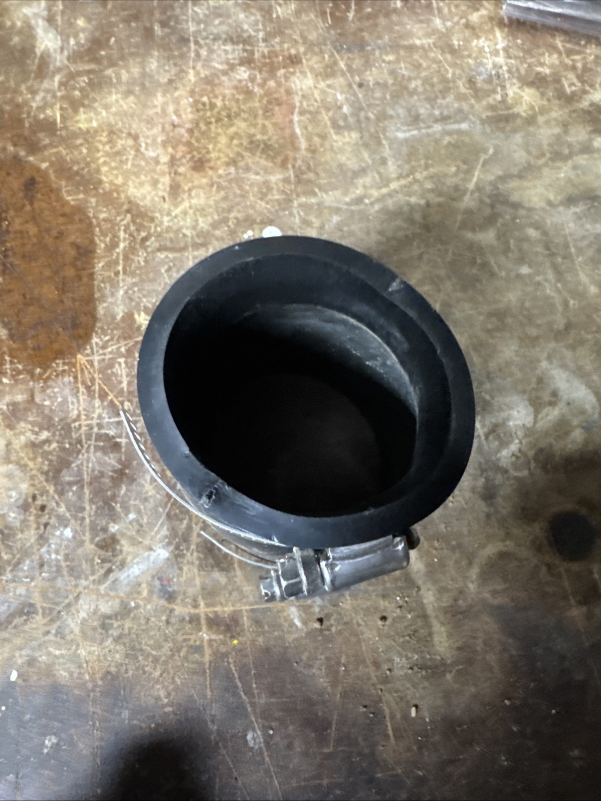 Fernco P1056-22 Black PVC Pipe Coupling 2 x 2 in. with 2-Stainless Steel Clamps gallery