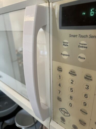 JVM290AV01 White Replacement Handle for GE Microwave gallery