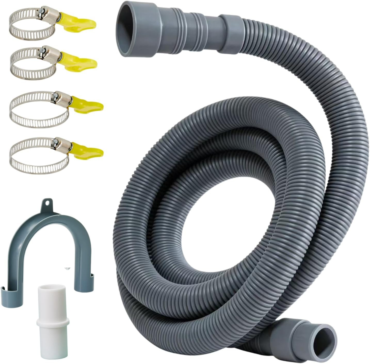 10FT Portable Washing Machine Drain Hose,Extro Long Washer Drain Hose Extension gallery