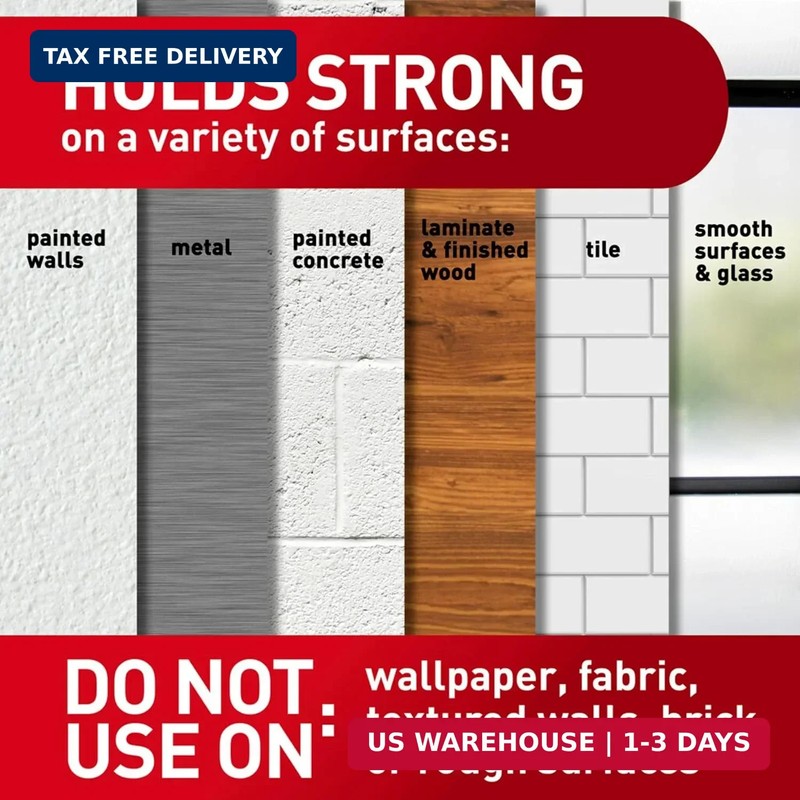 Command 15, 10, & 5 lb Large, Medium and Small 32 Pairs Picture Hanging Strips ( gallery