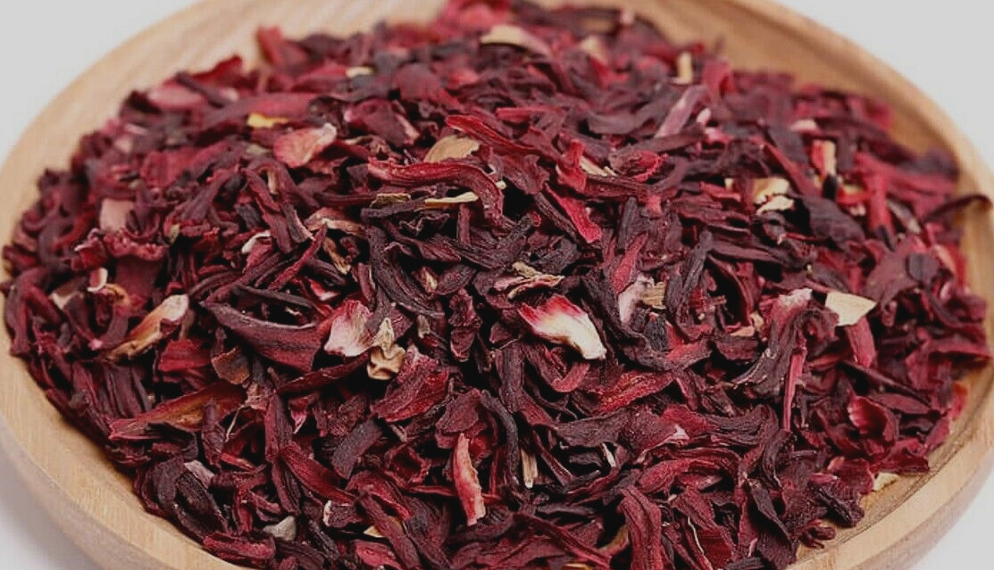 Hibiscus Flower Wild Crafted Cut ~ Freshly Packed USA Free Ship gallery