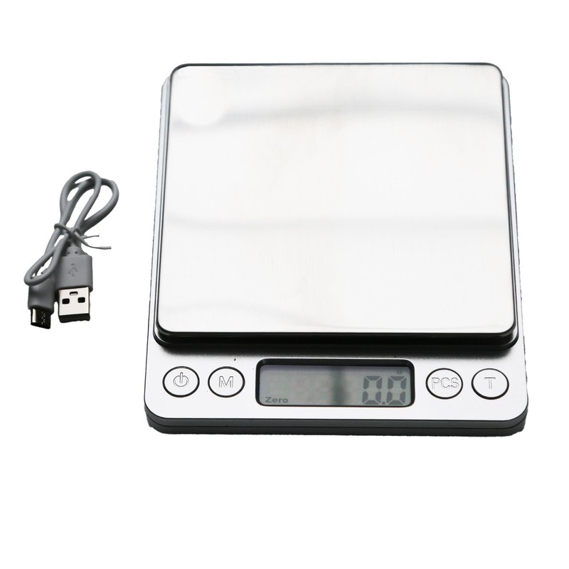 Large 3kg/6.6lb Kitchen Scale with 0.1g/0.003oz High Precision Bakery Scale w... gallery