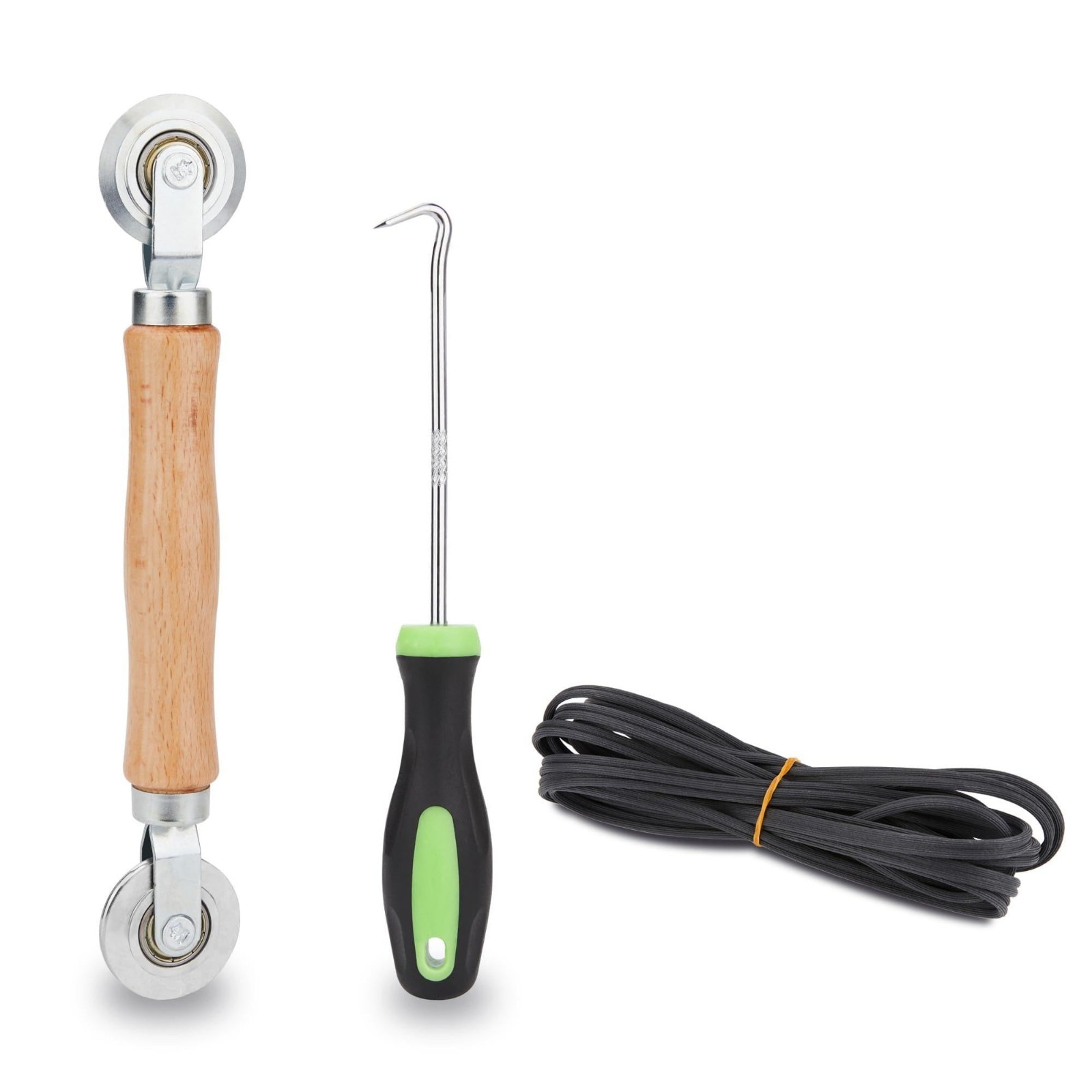3-in-1 Screen Repair Tool Kit 32FT Screen Spline Roller & Hook for Window Door S gallery