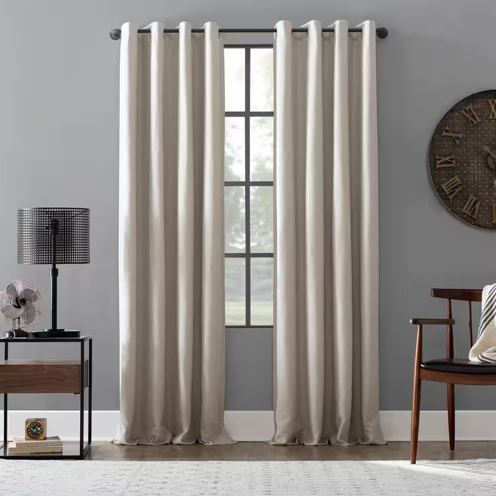 Colt Linen Polyester Blend Pearl Linen Polyester Blend 52 In. W X 84 In. L Gromm gallery