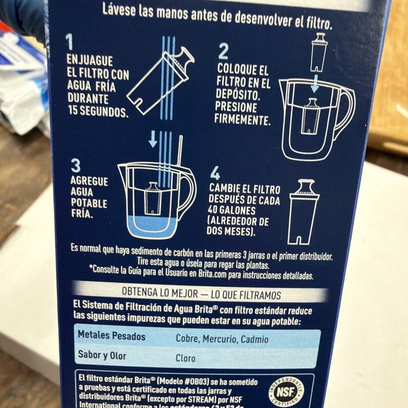 Brita 0B03 Standard Water Pitcher Filters 5 Pack - New-04 gallery