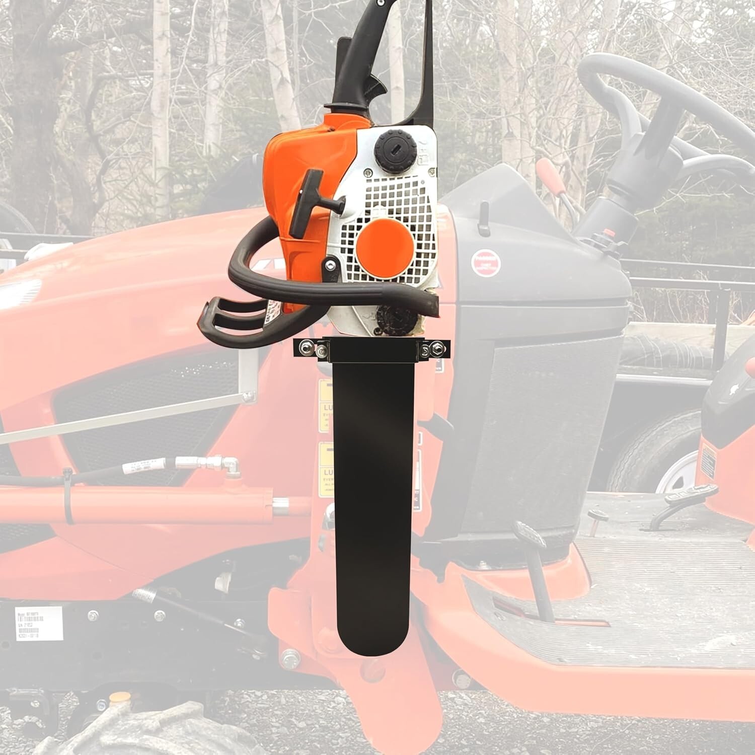 20" Tractor Chainsaw Holder - Durable Chain Saw Holder for Tractor gallery