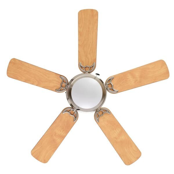 44 in. LED Ceiling Fan - Indoor, Brushed Nickel, Light Kit Included gallery