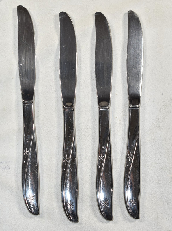 TWIN STAR Stainless By Oneida Silver Community Betty Crocker 62pc Service For 12 gallery