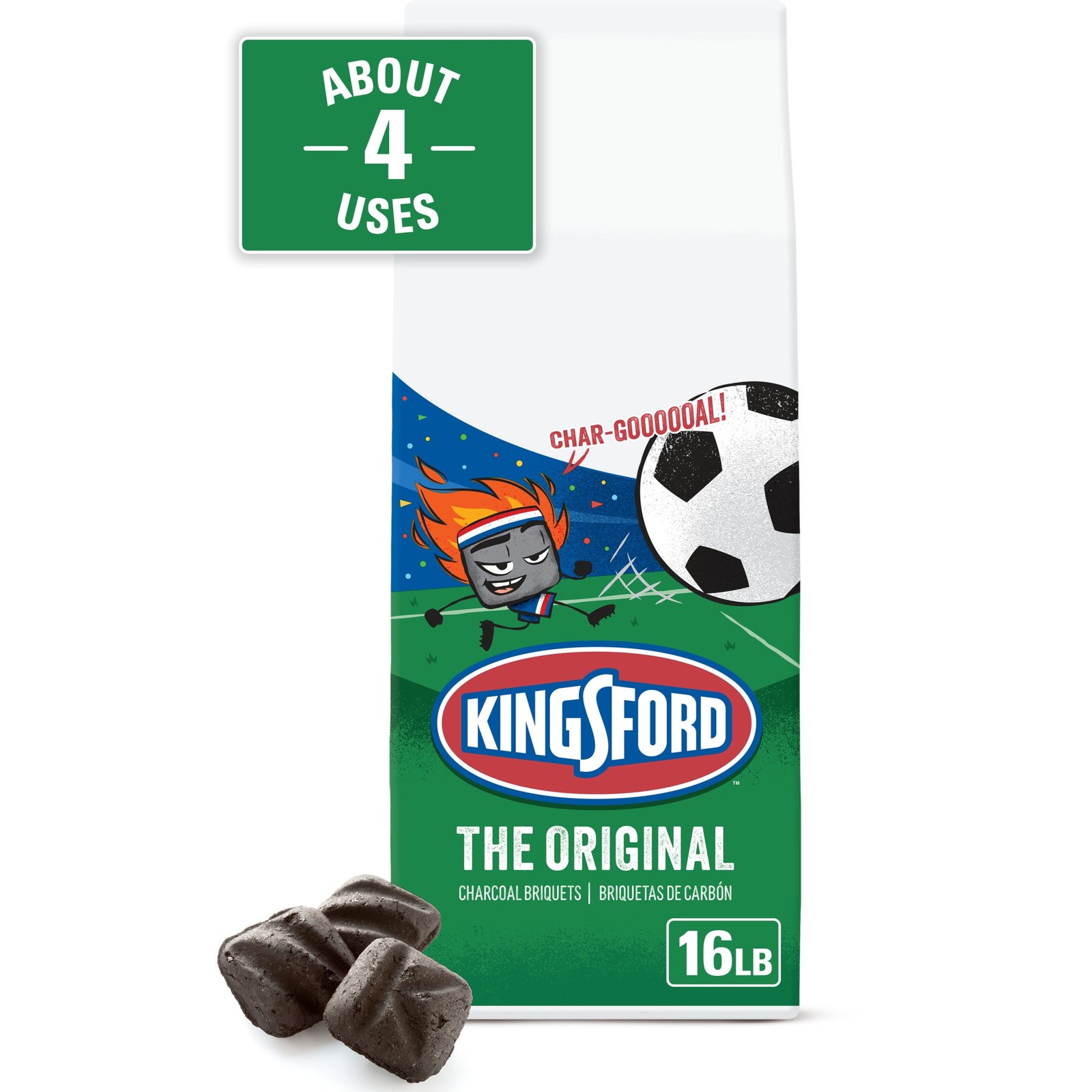 Original Charcoal Briquettes, 16 lbs gallery