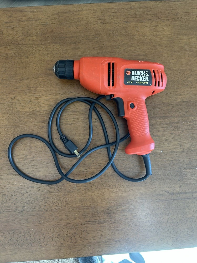 Tested BLACK+DECKER DR260 Type 3 Corded Drill/Driver 3/8 in Keyless 0-1350 RPM