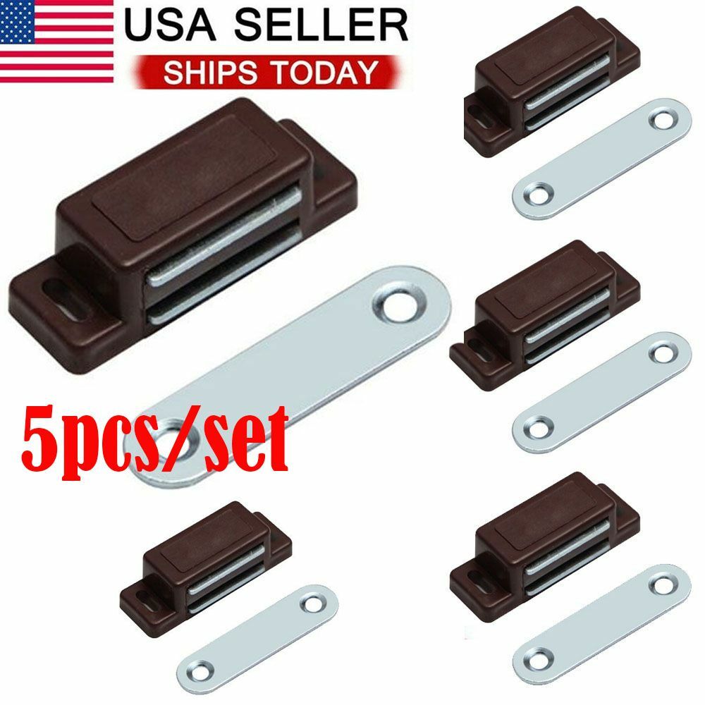 5 Pack Magnetic Cabinet & Door Latch/Catch Closures Kitchen Cabinet Cupboard gallery