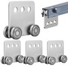 4PCS Trolley Assembly Rollers for 1-5/8" Strut Channel Four Bearing gallery