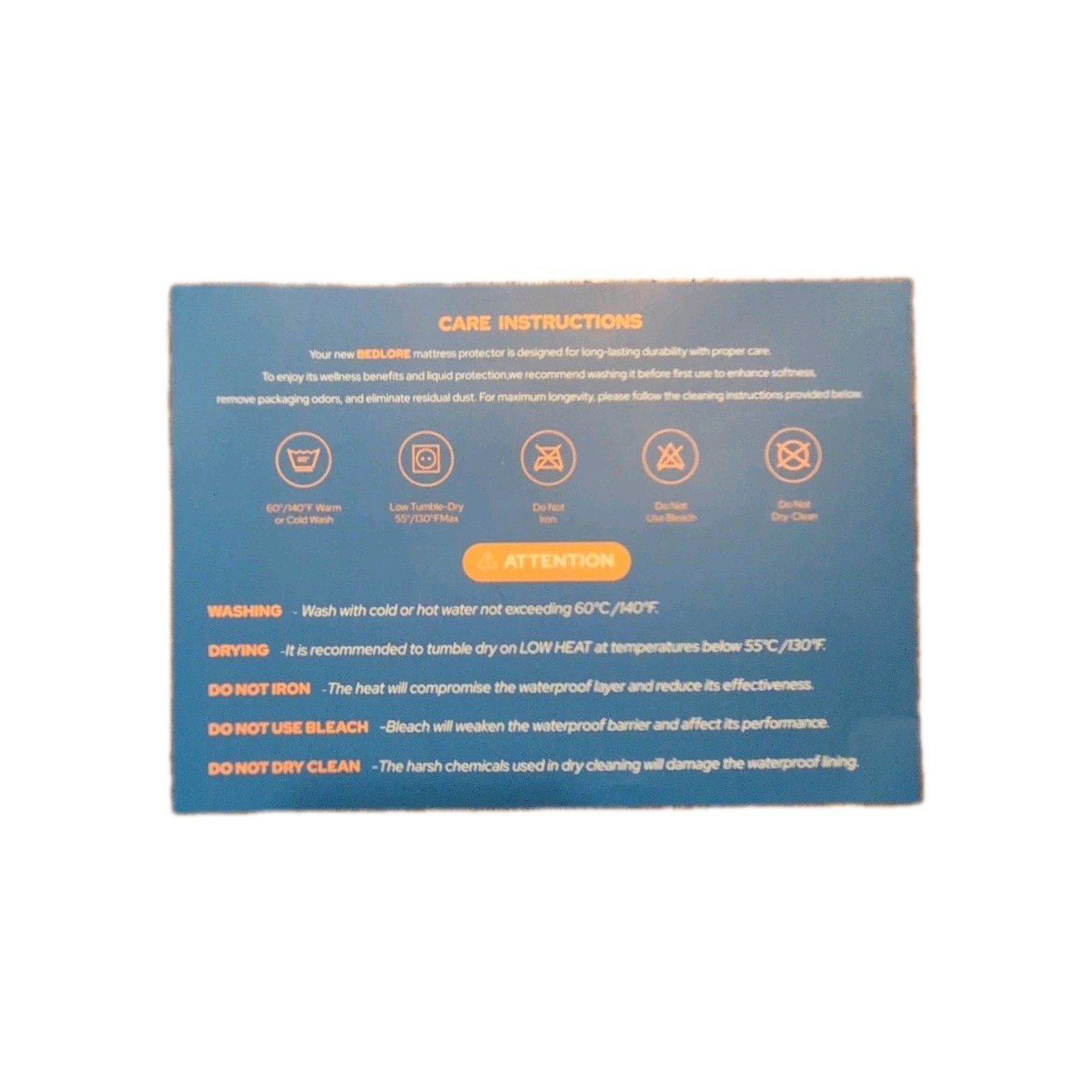 BEDLORE Waterproof Mattress Protector, Queen Size Noiseless Mattress Pad gallery