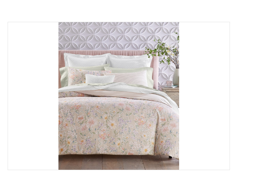 Charter Club Border Garden Comforter Set, King, Beige/kh gallery