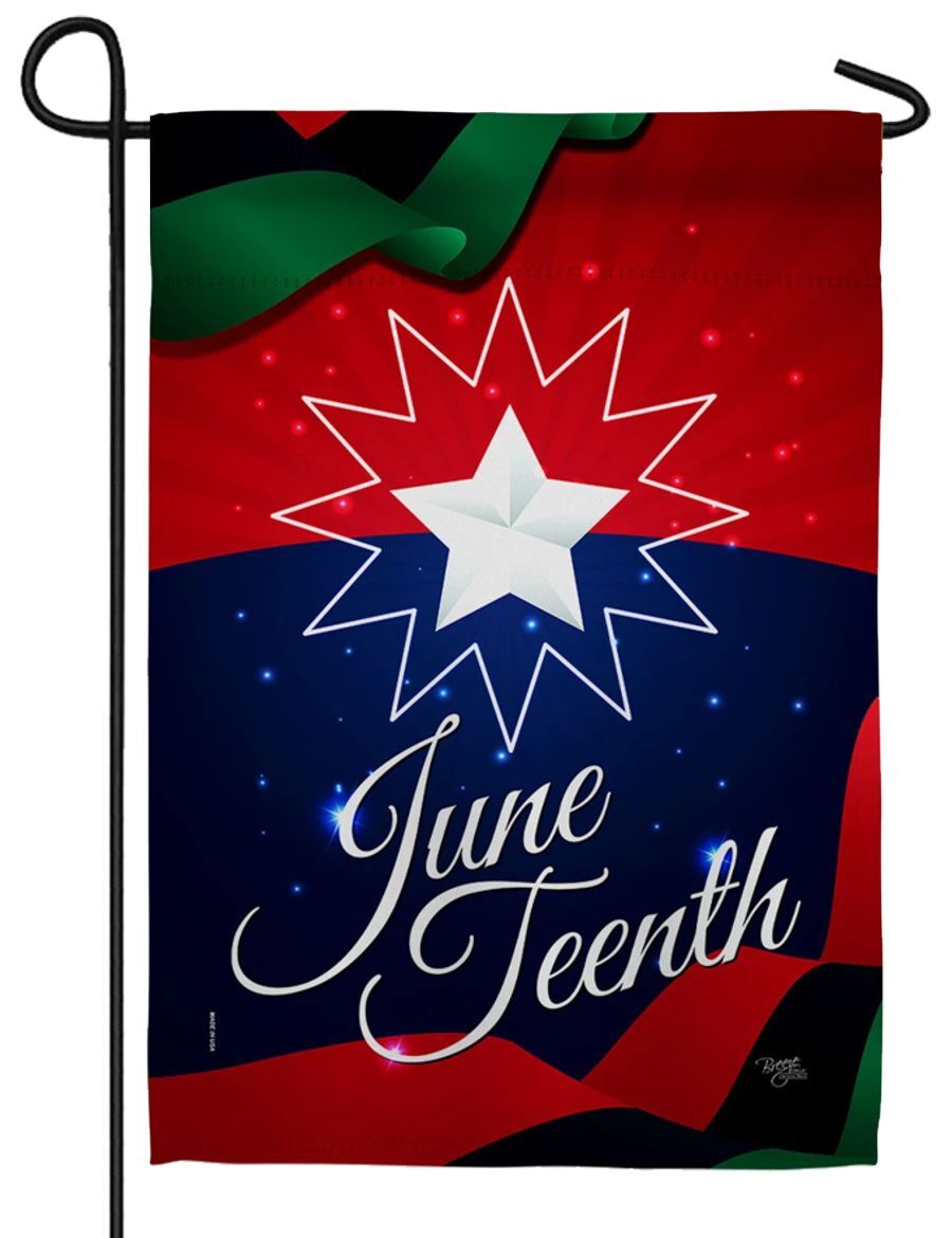Juneteenth Holiday Sublimated Garden Flag gallery