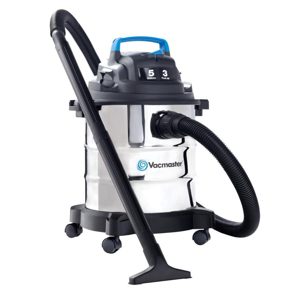 Vacmaster 5 Gallon Stainless Steel Wet/dry Vacuum gallery