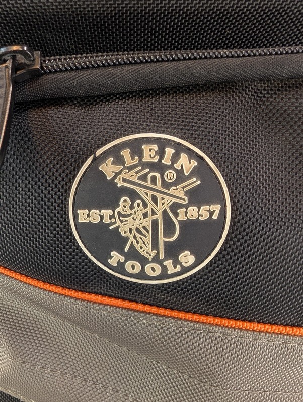 Klein Tools Tool Backpack Black Orange 18" Bag gallery