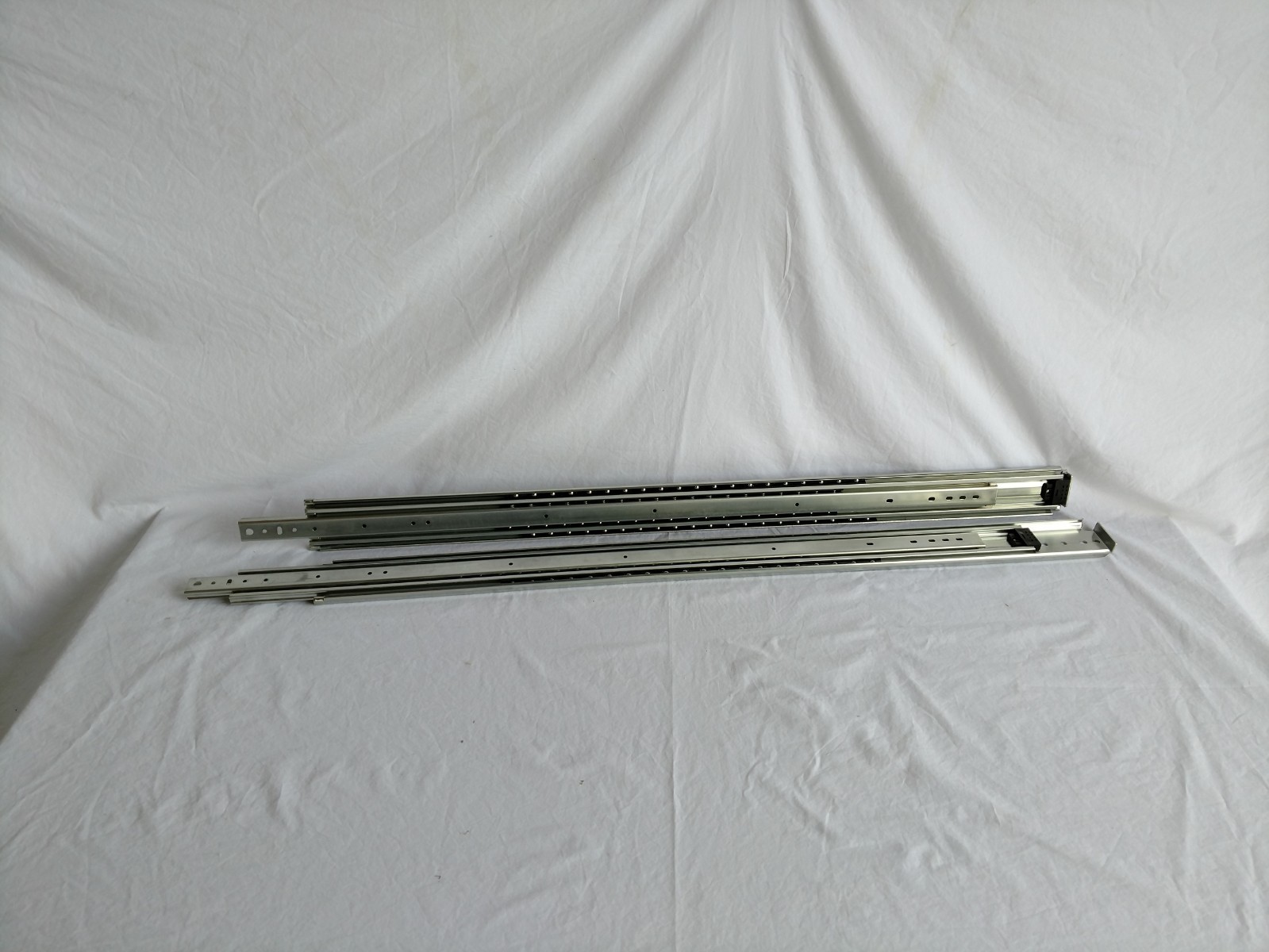 1 PR 36" Full Extension 100 LB Capacity Drawer Slides Quick Release Disconnect gallery