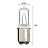 10 Pack 100Q/CL/DC JD Type Bulbs 100W 120V T4 Bayonet BA15d Base Clear gallery