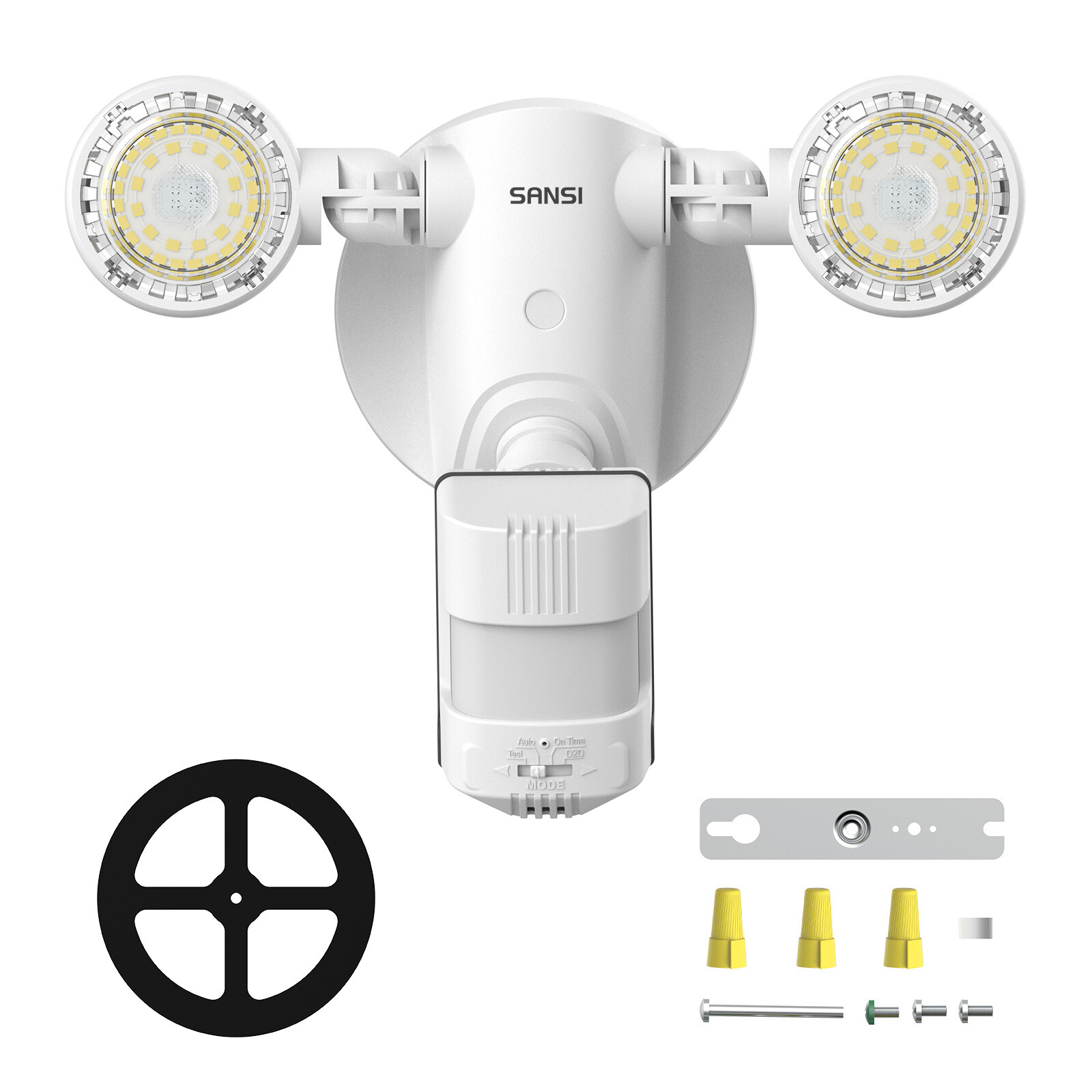 SANSI 3000LM-7000LM LED Motion Sensor Outdoor Security Light 5000K Wall Lamp gallery