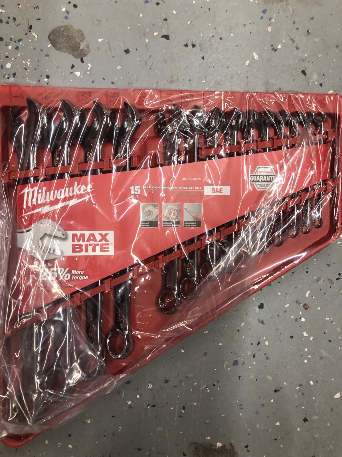 Milwaukee 48-22-9415 Combination Wrench - Silver gallery