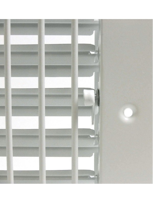 HVAC Premium Adjustable AIR Supply Diffuser (10"w X 6"h, White) gallery
