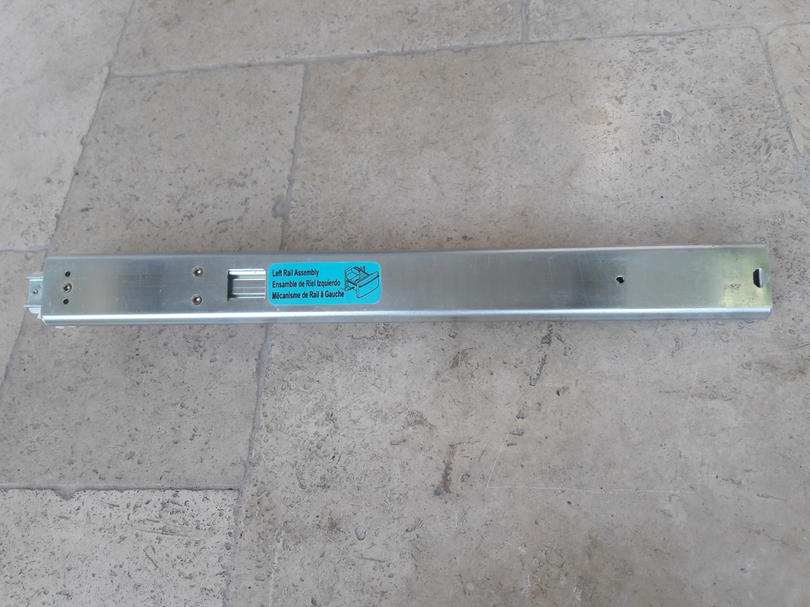 MGT61844109 Lg Refrigerator Freezer Drawer slide rail LEFT MGT61844109 OEM gallery