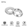 M5 Cone Cup Countersunk Washers,5mm/0.2" Aluminum for Screw RC,60PCS(Silver) gallery