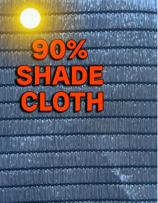 90% GREY Shade Cloth and Heat Reflector **FREE SHIPPING gallery