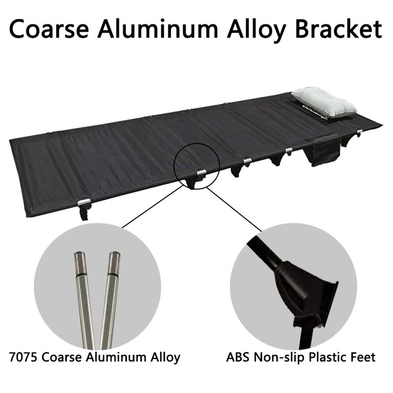 Camping Cot Ultralight Folding Backpacking Cot with Carry Bag for Outdoor Travel gallery