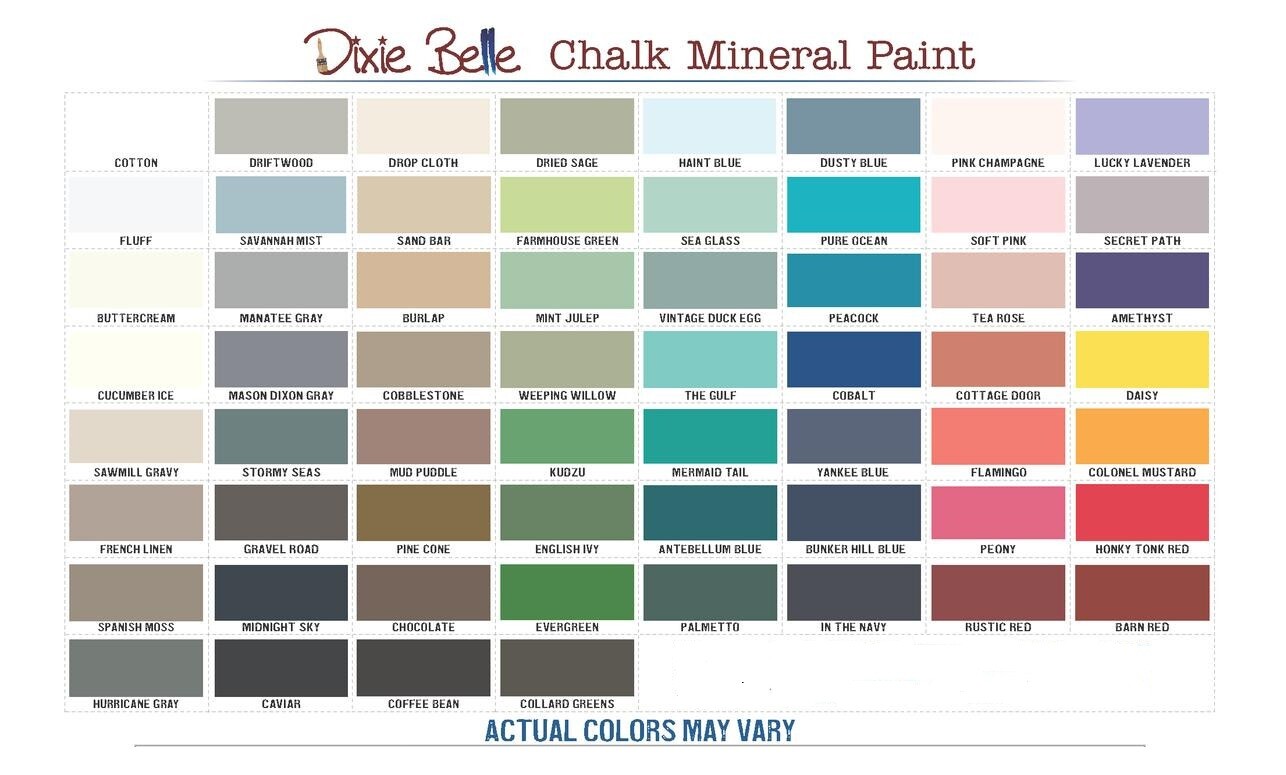 Dixie Belle Chalk Mineral Paint All Colors gallery