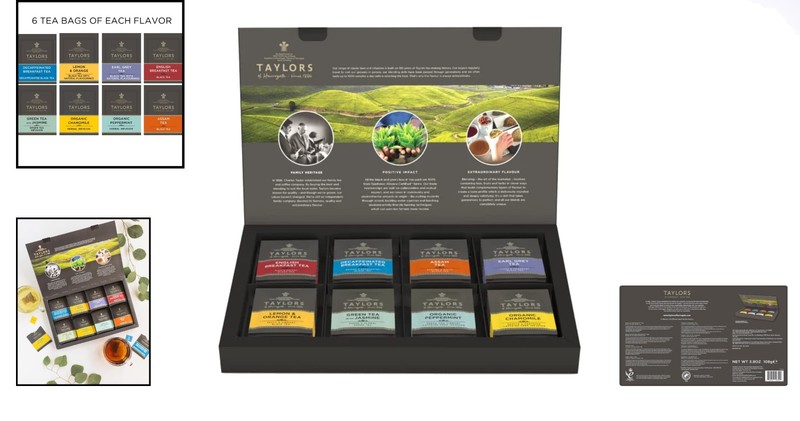 Explore 48 Assorted Teas Box - Perfect for Home or Office Enjoyment gallery