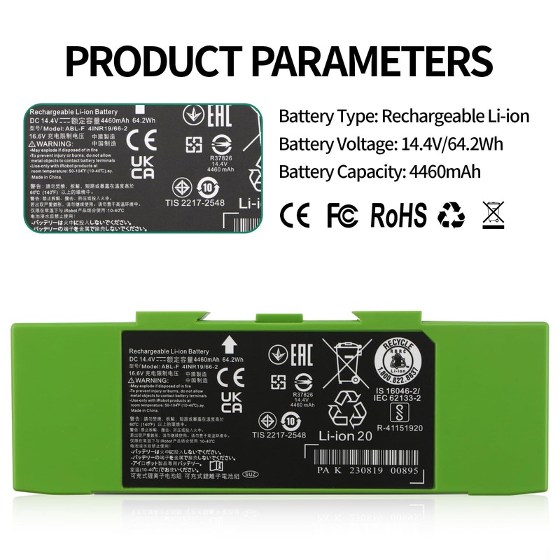 Replacement for iRobot ABL-F ABL-D2 ABL-D1 Battery, Compatible with iRobot Ro... gallery