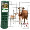 16 Gauge Galvanized Welded Wire Fence 5 ft x 100 ft PVC 5 ft X 100 ft Green gallery