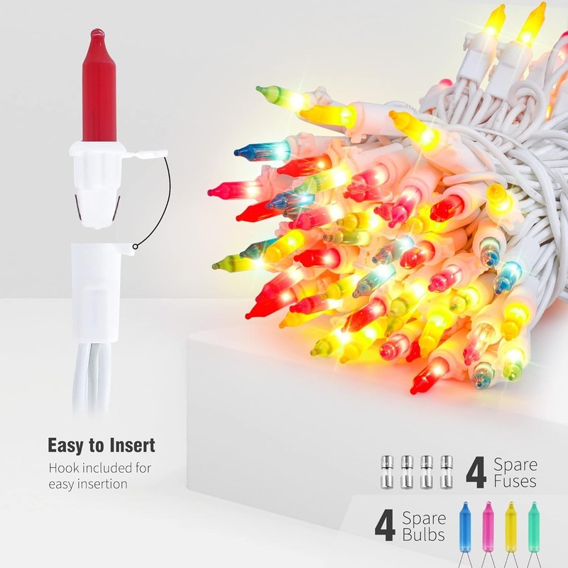 2PACK 50Count Easter String Lights,Christmas Lights Plug in,13FT Incandescent... gallery