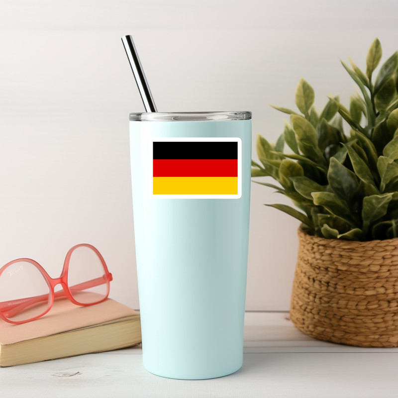 German Flag Sticker Pack - 6 High-Quality Vinyl Decals - Germany Flag gallery