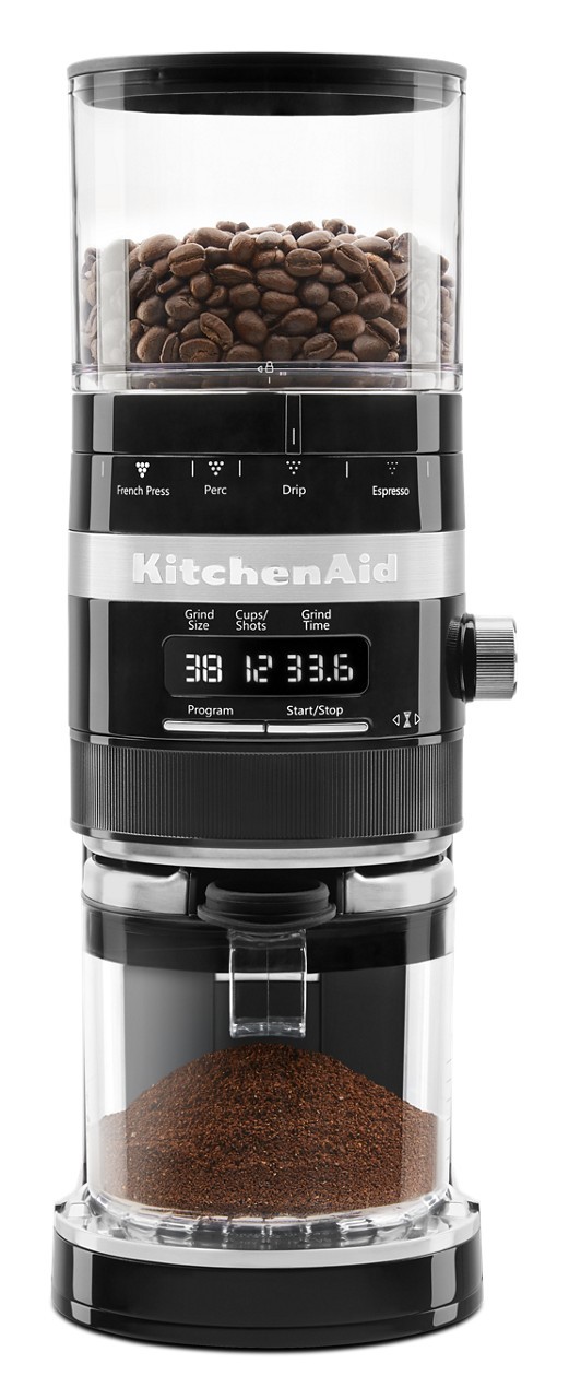 KitchenAid Refurbished Burr Coffee Grinder, RKCG8433OB gallery