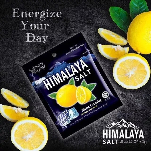 2 Box Himalaya Salt Sport Candy Mint Lemon Flavor Genuine (15g x 12 pack) gallery