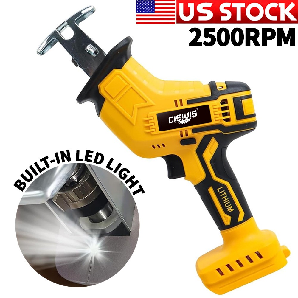 Cordless Electric Reciprocating Saw Versatile Cutting For Dewalt 20V- gallery