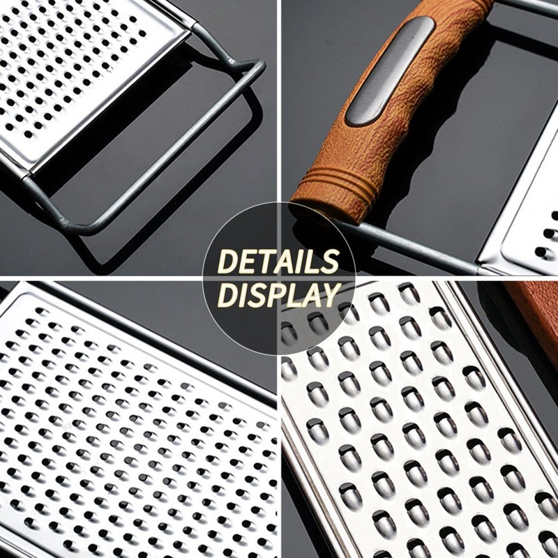 2 Pack Cheese Grater Handheld,Stainless Steel Zester Set of 2, Kitchen Flat Hand gallery